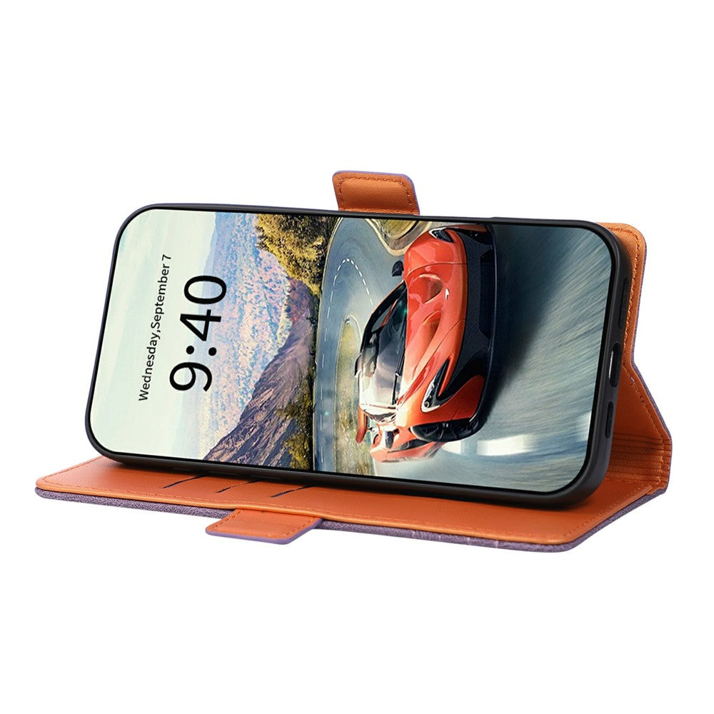 For iPhone 17 Pro Max  /  18 Pro Max Case U-Shape Decoration Magnetic Side Clasp Wallet Leather Phone Cover with Wrist Strap