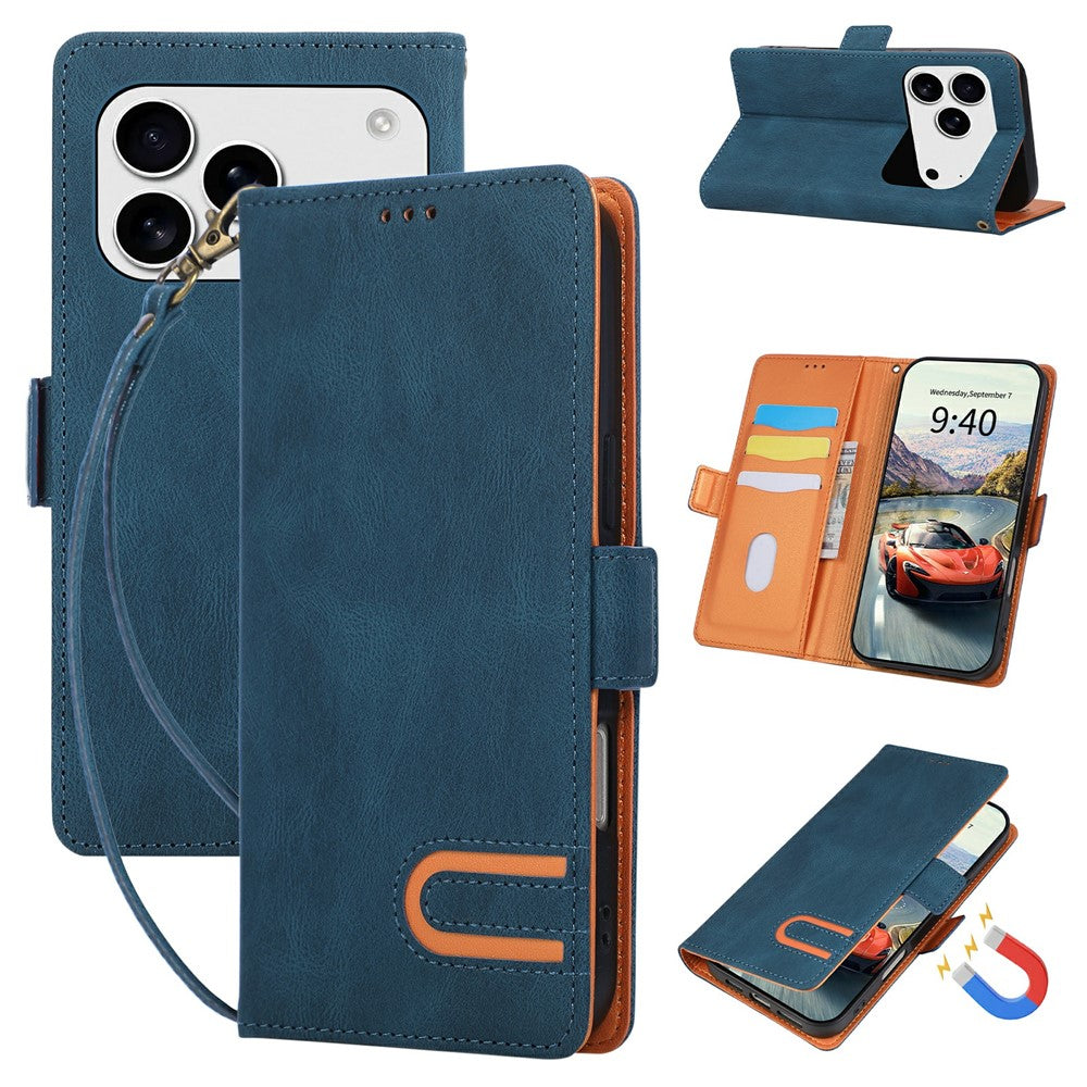 iPhone 17/18 Pro Max U-Shape Magnetic Wallet Case