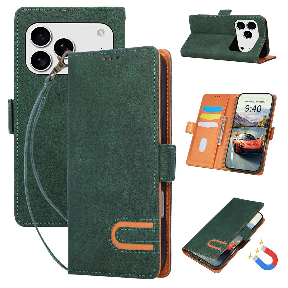 iPhone 17/18 Pro Max U-Shape Magnetic Wallet Case