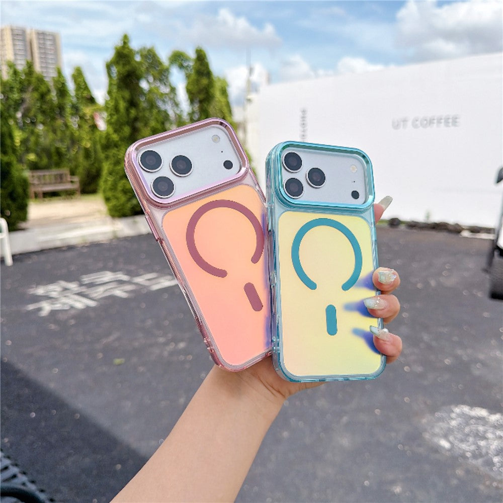 For iPhone 18 Pro / 17 Pro Magnetic Case Color Changing TPU Phone Back Cover