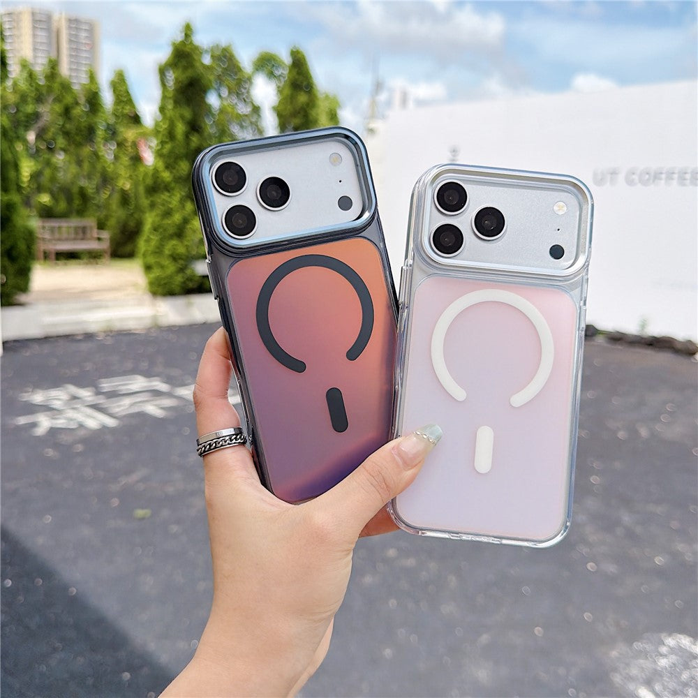 For iPhone 18 Pro / 17 Pro Magnetic Case Color Changing TPU Phone Back Cover