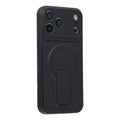 For iPhone 17 Pro Case Invisible Kickstand Rubberized Acrylic + TPU Shockproof Phone Cover