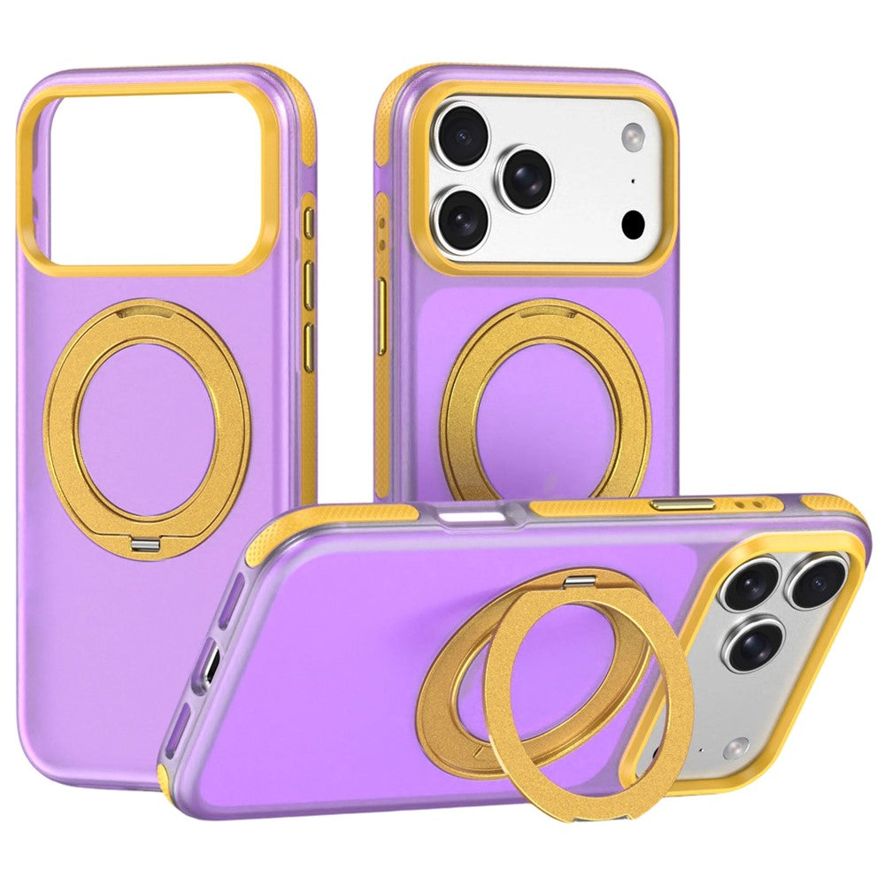 iPhone 18/17 Pro Matte Case with Rotating Kickstand