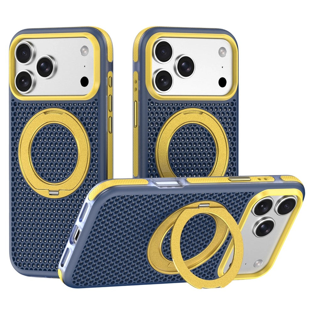 iPhone 18/17 Pro Max Honeycomb Cooling Case with Kickstand