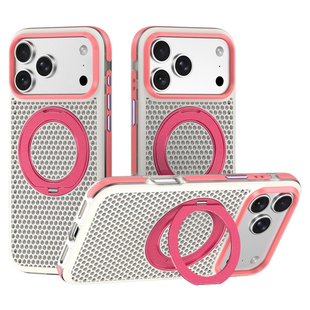 iPhone 18/17 Pro Max Honeycomb Cooling Case with Kickstand