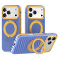 For iPhone 18 Pro Max / 17 Pro Max Case Magnetic Kickstand PC+TPU+TPE Honeycomb Cooling Phone Cover