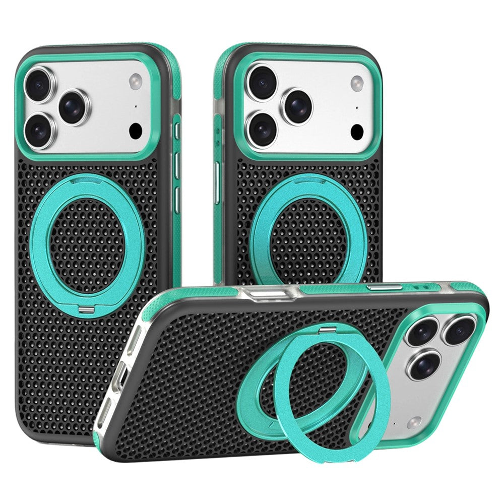 iPhone 18/17 Pro Max Honeycomb Cooling Case with Kickstand