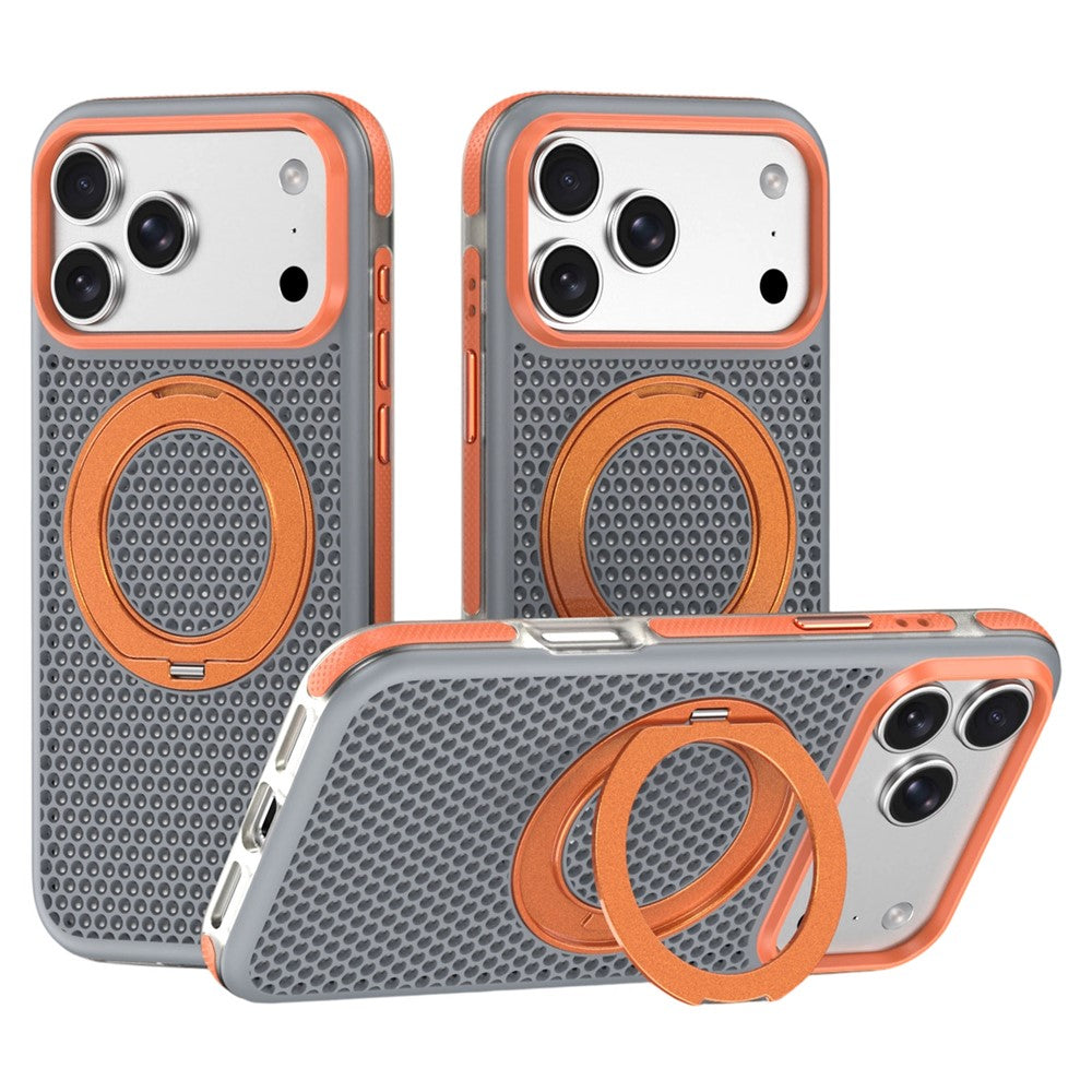 iPhone 18/17 Pro Honeycomb Cooling Case with Kickstand