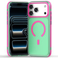 For iPhone 18 Pro Max / 17 Pro Max Magnetic Case PC+TPU+TPE Soft-Touch Phone Cover