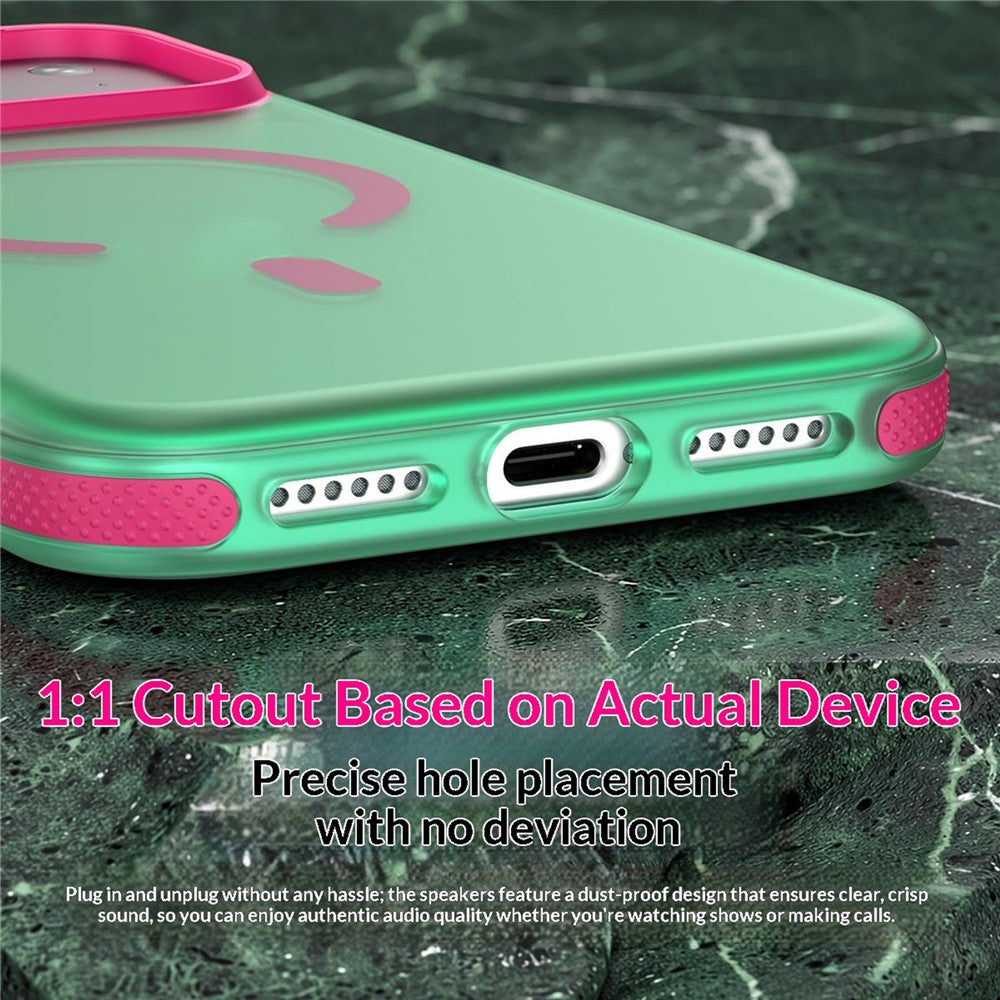 For iPhone 18 Pro Max / 17 Pro Max Magnetic Case PC+TPU+TPE Soft-Touch Phone Cover