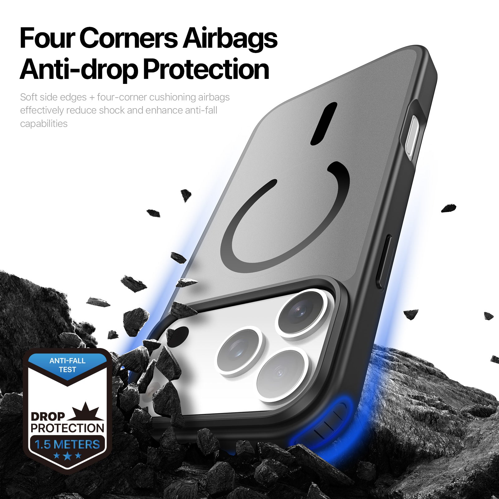 DUX DUCIS for iPhone 17 Pro / iPhone 18 Pro Yind Series Case TPU + PC Matte Phone Cover Compatible with MagSafe
