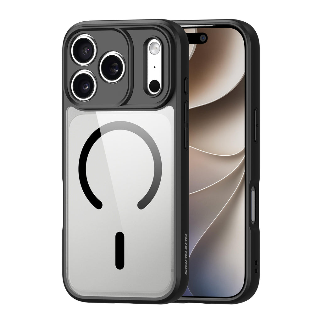 DUX DUCIS for iPhone 17 Pro / iPhone 18 Pro Aimo Series Magnetic Case PC + TPU Clear Back Phone Cover (REACH Certification)