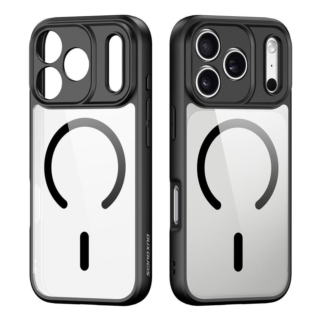 DUX DUCIS for iPhone 17 Pro / iPhone 18 Pro Aimo Series Magnetic Case PC + TPU Clear Back Phone Cover (REACH Certification)