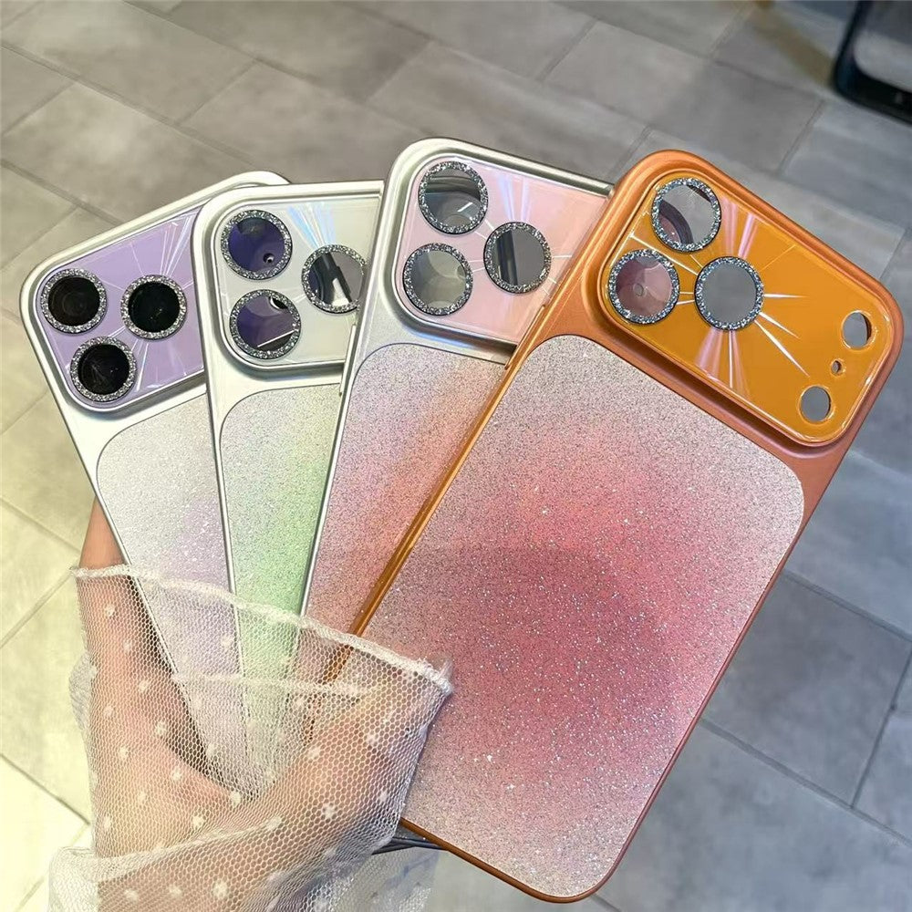 For iPhone 17 Pro Max Case Aurora Gradient PC + TPU Shockproof Phone Cover