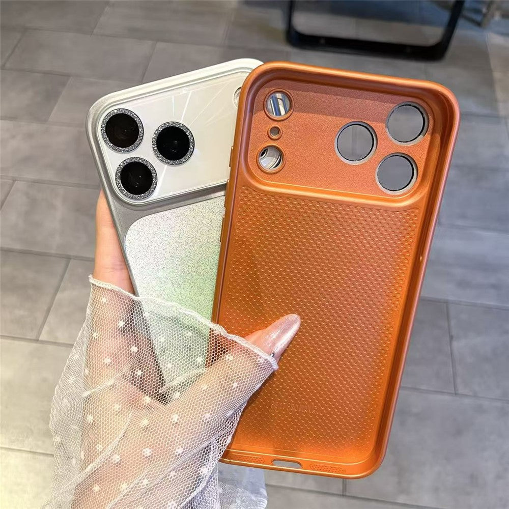 For iPhone 17 Pro Case Aurora Gradient PC + TPU Shockproof Phone Cover