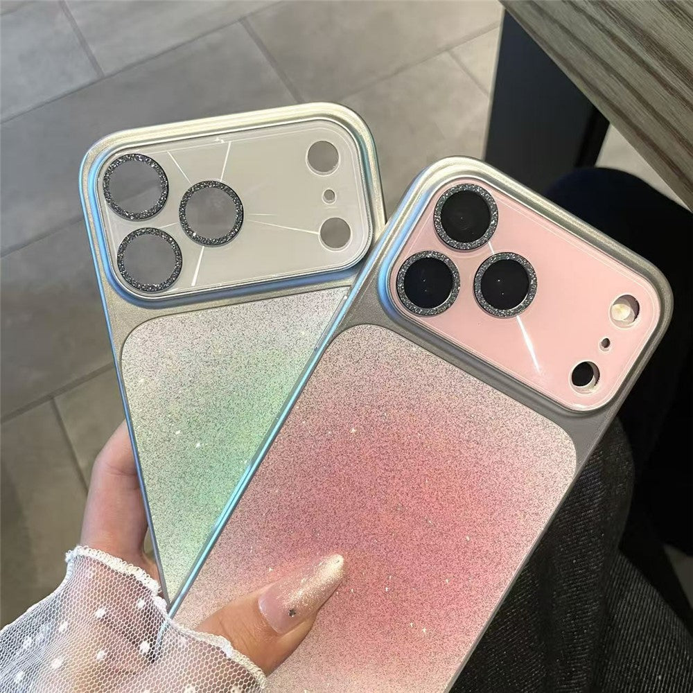 For iPhone 17 Pro Case Aurora Gradient PC + TPU Shockproof Phone Cover