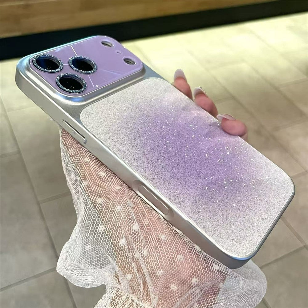 For iPhone 17 Pro Case Aurora Gradient PC + TPU Shockproof Phone Cover