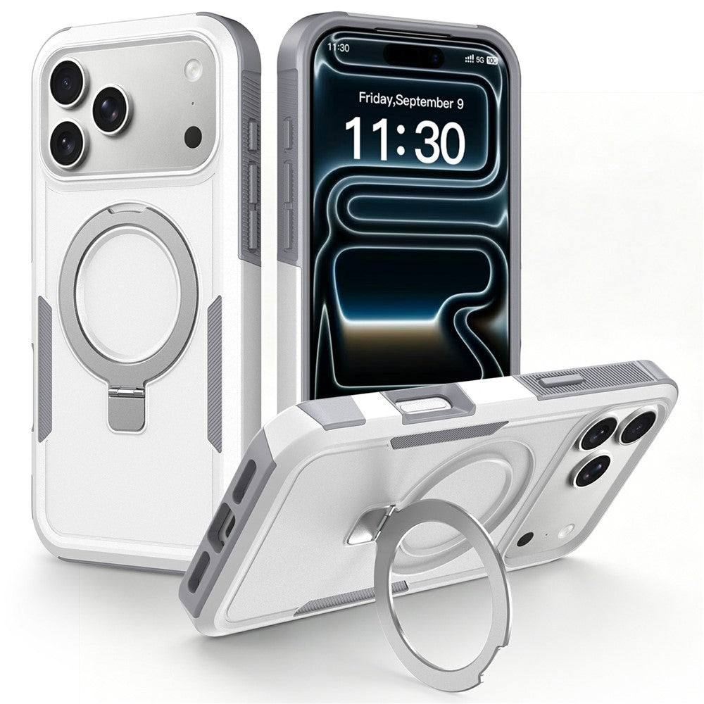 iPhone 17 Pro Max Case with Rotatable Kickstand