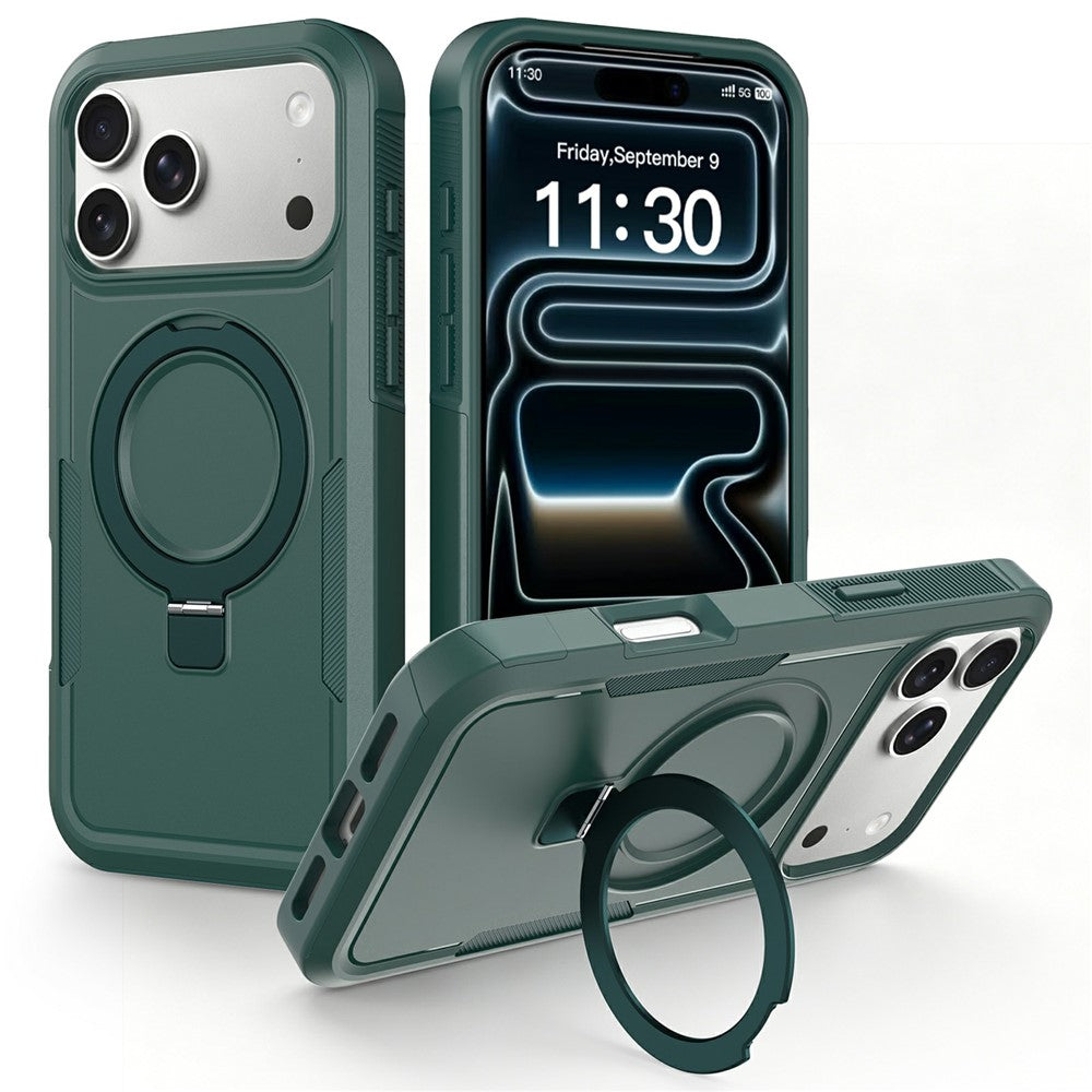 iPhone 17 Pro Max Case with Rotatable Kickstand