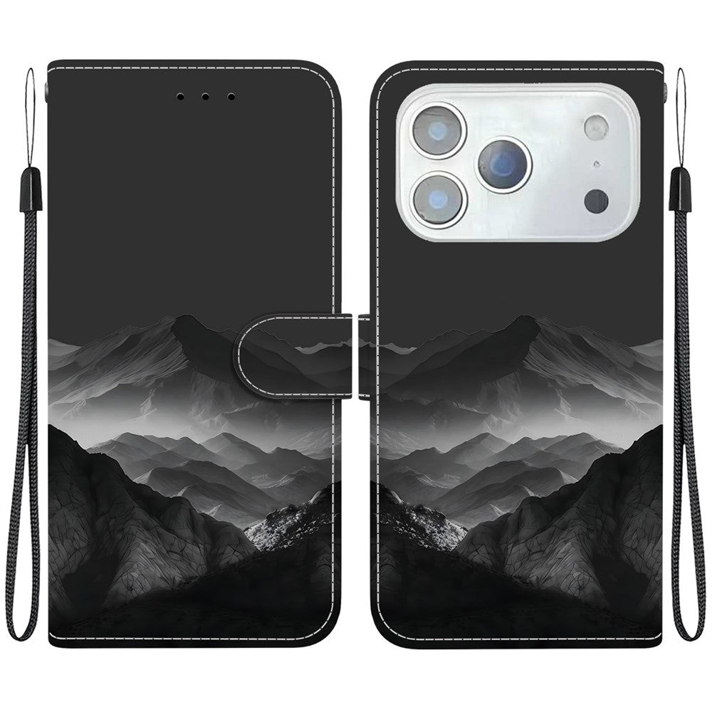 iPhone 18/17 Pro Printed Wallet Flip Case
