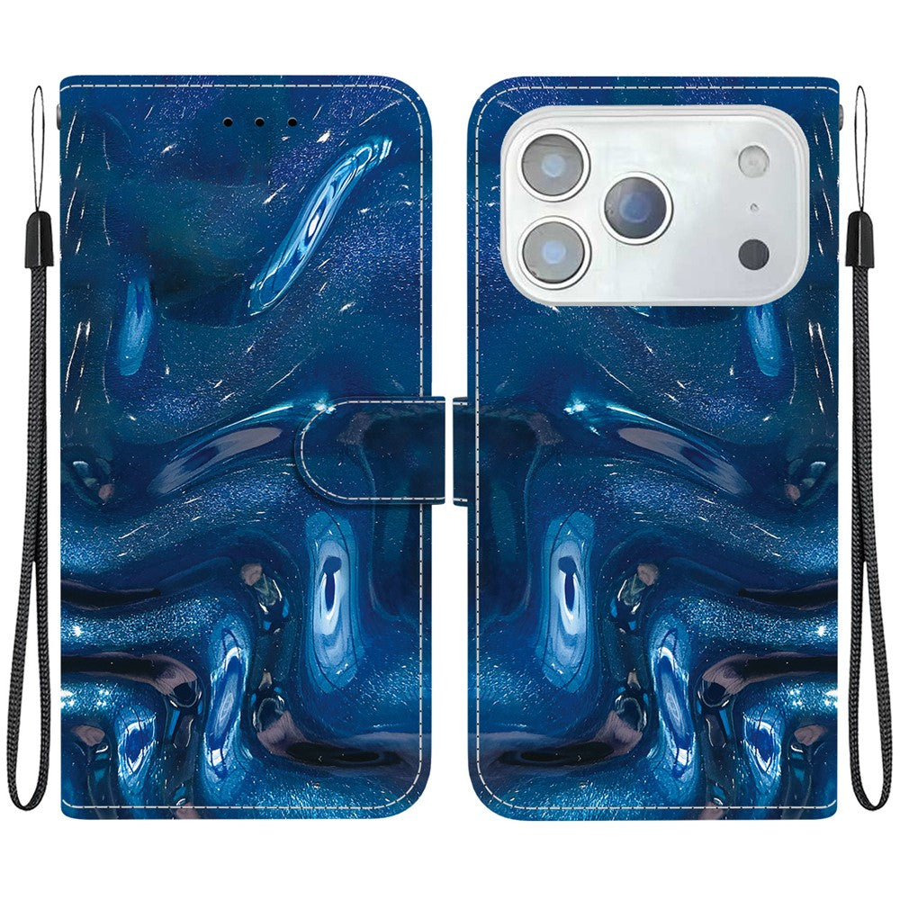iPhone 18/17 Pro Max Printed Wallet Flip Case