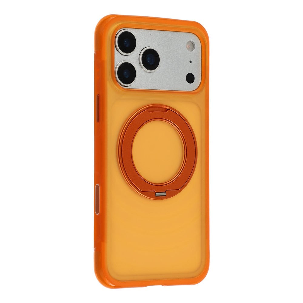 JAUCASE for iPhone 18 Pro Max / 17 Pro Max Case Magnetic Kickstand Wave Texture PC + TPU Airbag Corner Protection Phone Cover with Camera Control Button