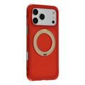 JAUCASE for iPhone 18 Pro / 17 Pro Case Magnetic Kickstand Wave Texture PC + TPU Airbag Corner Protection Phone Cover with Camera Control Button