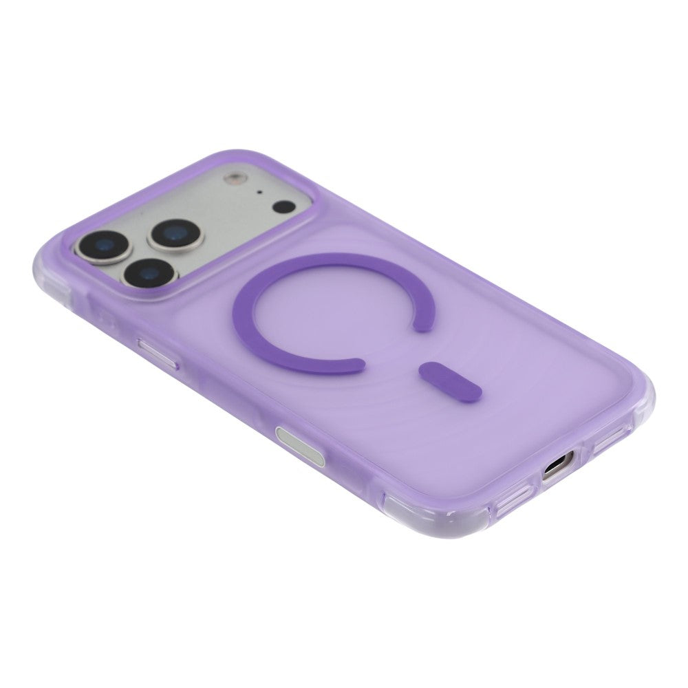 JAUCASE For iPhone 18 Pro Max / 17 Pro Max Magnetic Case Wave Texture PC + TPU Airbag Corner Protection Phone Cover with Camera Control Button