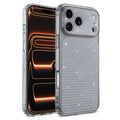 For iPhone 17 Pro Max TPU Case Diamond Texture Glitter Shockproof Phone Cover with Airbag Corner