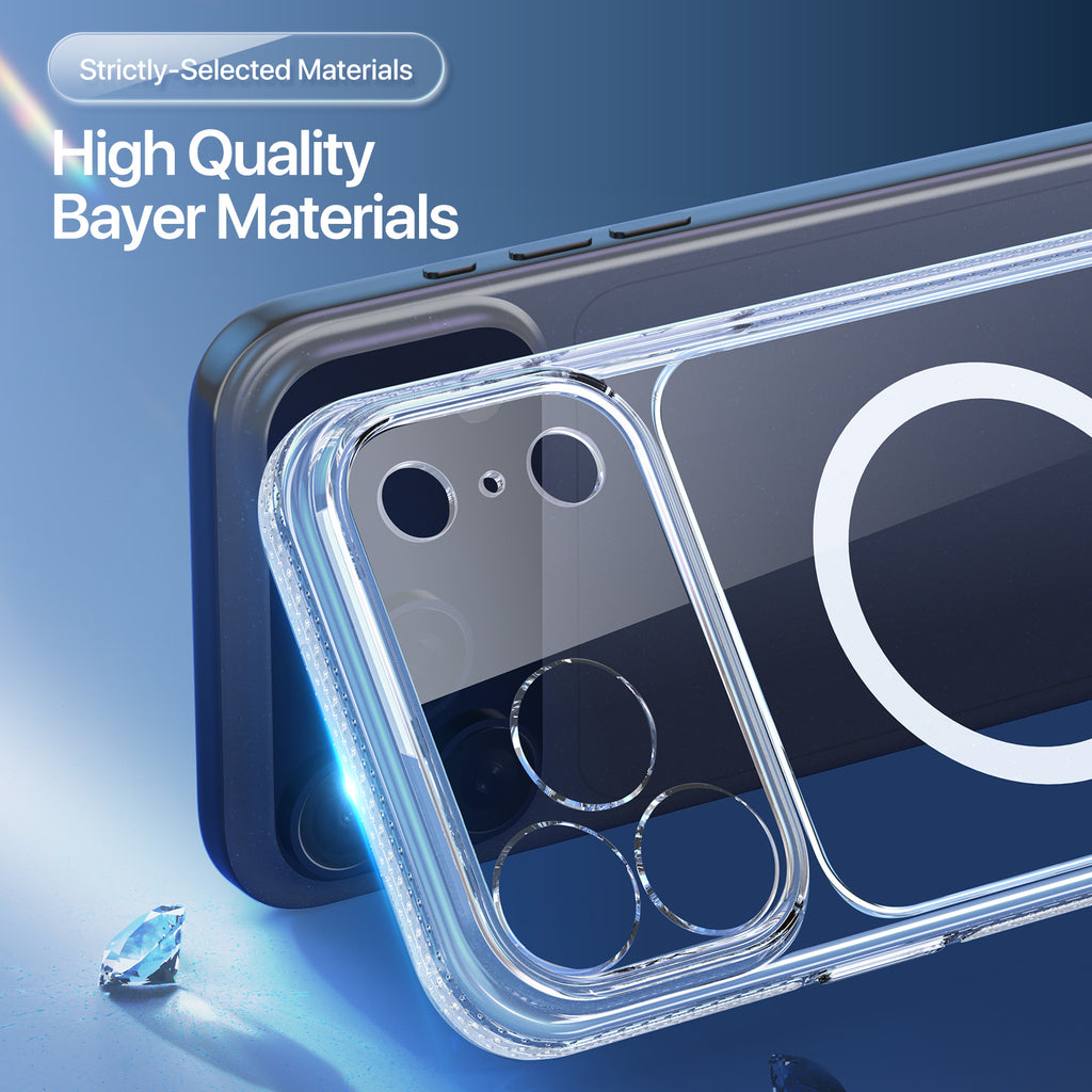 DUX DUCIS for iPhone 17 Pro Max / iPhone 18 Pro Max Clin Series Case PC + TPU Clear Magnetic Phone Cover Compatible with MagSafe