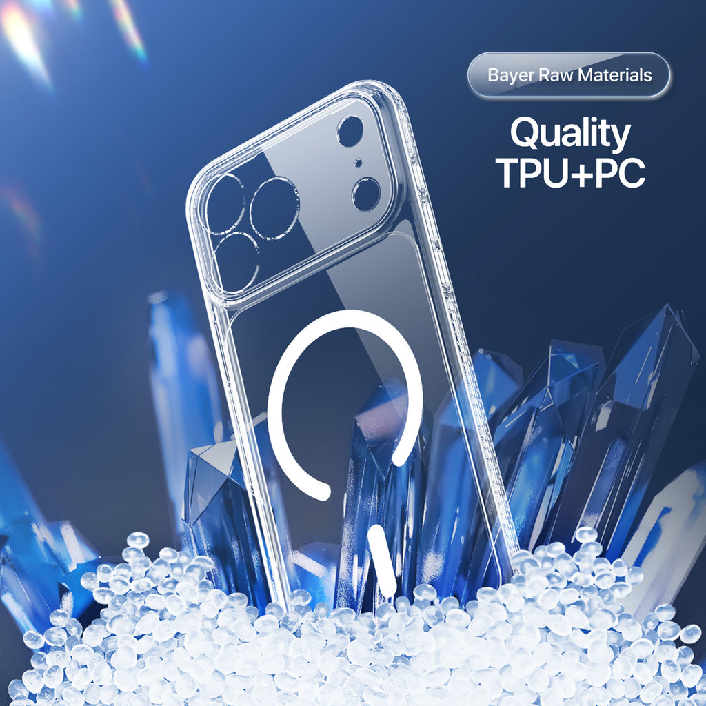DUX DUCIS for iPhone 17 Pro Max / iPhone 18 Pro Max Clin Series Case PC + TPU Clear Magnetic Phone Cover Compatible with MagSafe