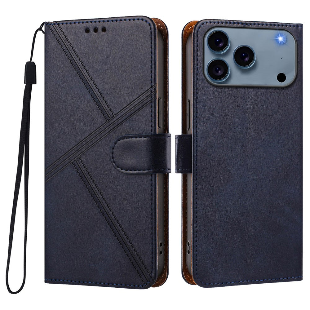 iPhone 18/17 Pro Max Diamond Stitch Wallet Case