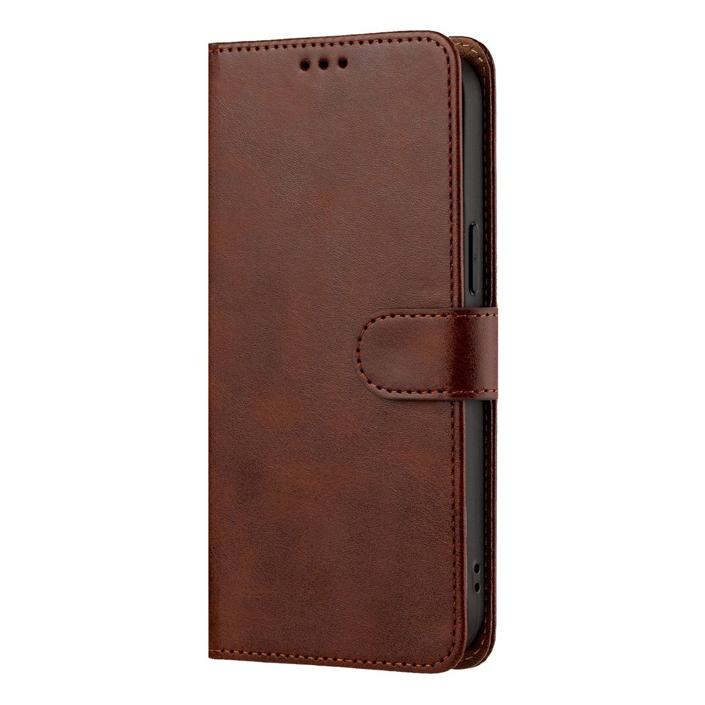 For iPhone 18 Pro Max / 17 Pro Max Case Wallet Flip Stand PU Leather Phone Cover with Wrist Strap