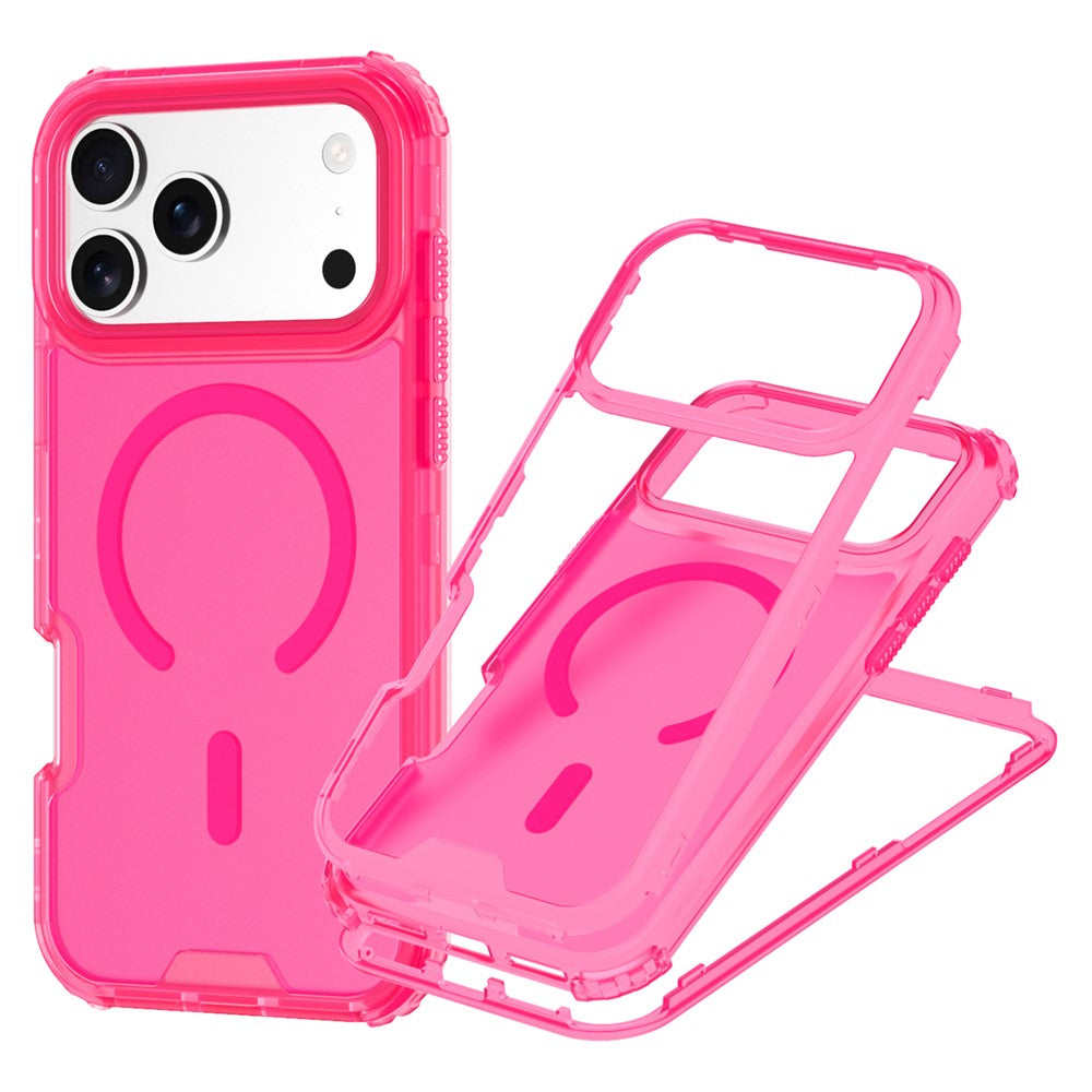iPhone 17 Pro Max Frosted Soft-Touch Magnetic Case