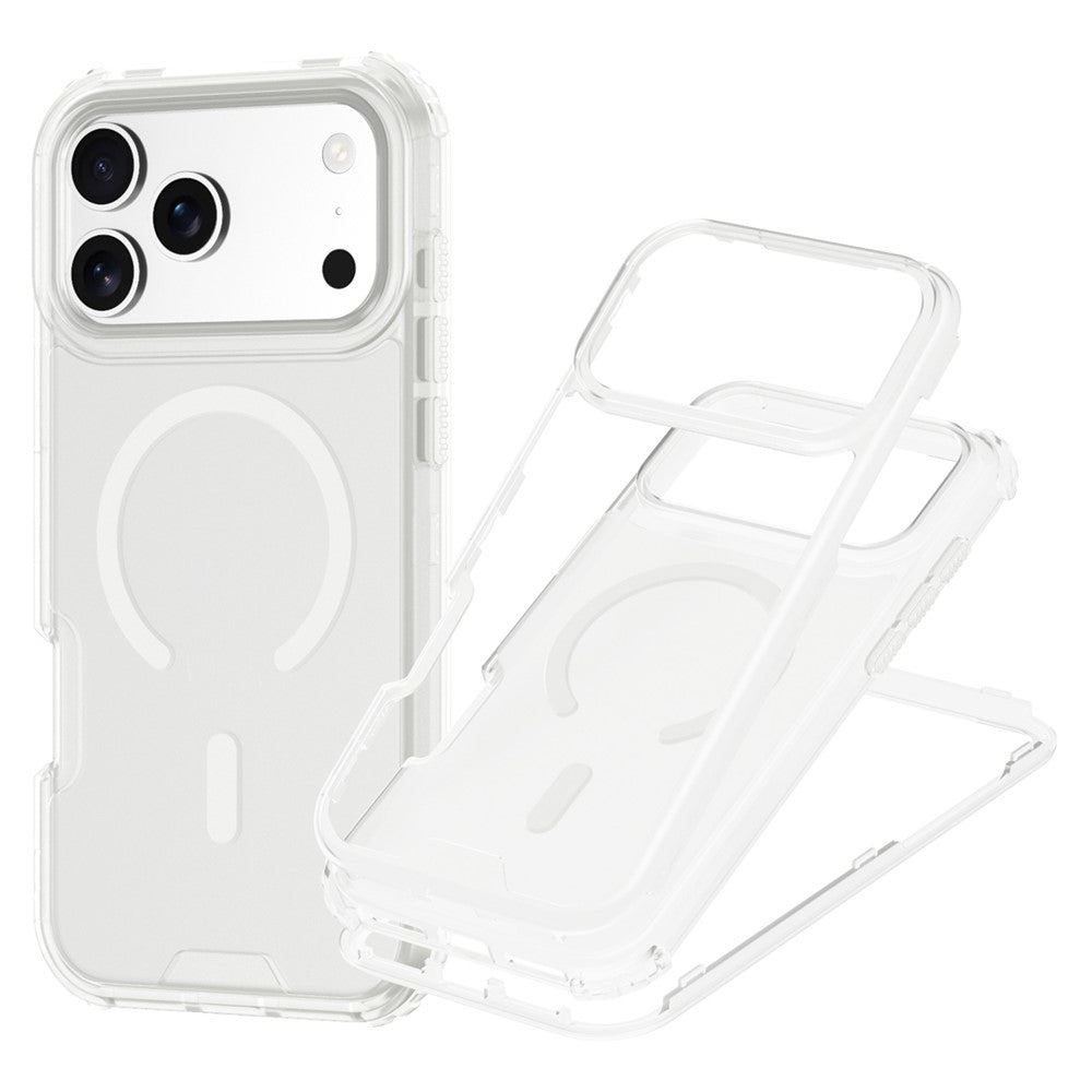iPhone 17 Pro Max Frosted Soft-Touch Magnetic Case