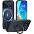 CASEKOO for iPhone 18 Pro / 17 Pro Case Magnetic Kickstand Translucent Matte PC + TPU Phone Cover Compatible with MagSafe