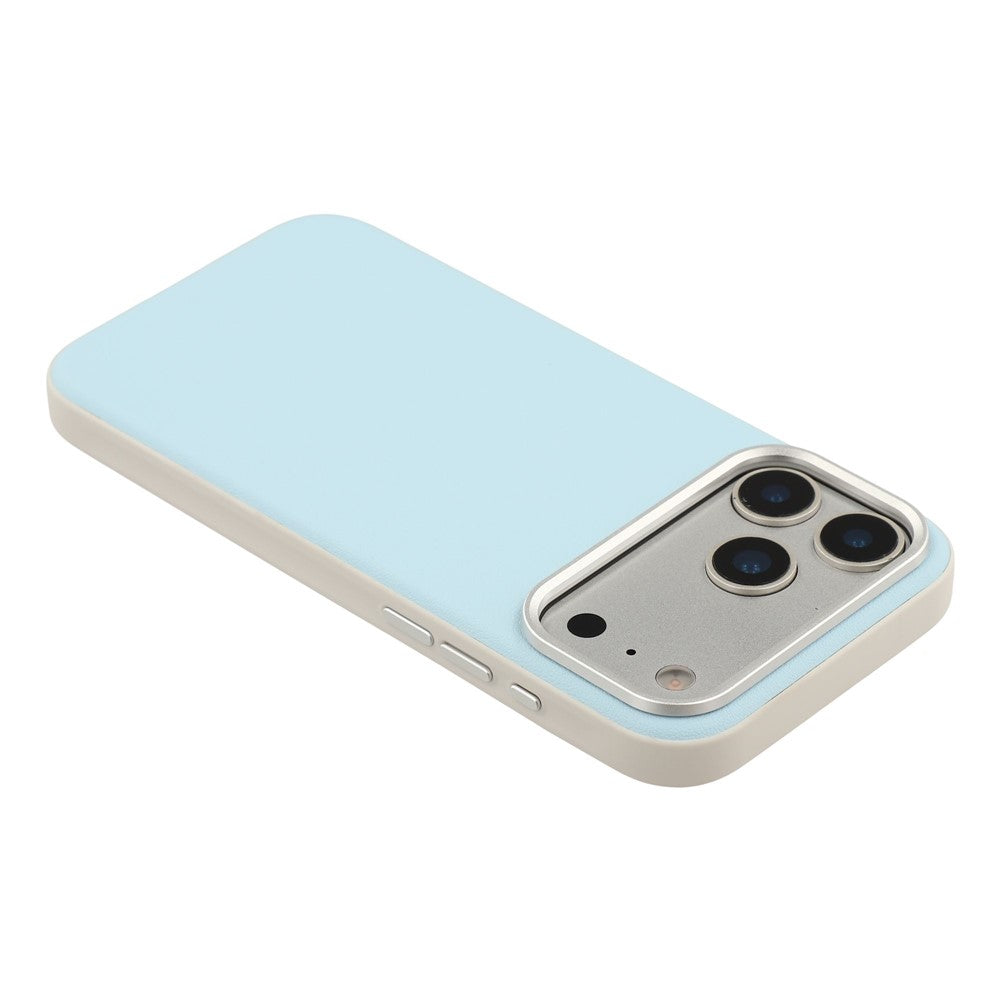 For iPhone 18 Pro Max / 17 Pro Max Case Leather + PC + TPU Protective Cover with Camera Control Button