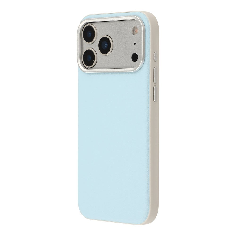 For iPhone 18 Pro / 17 Pro Case Leather + PC + TPU Protective Cover with Camera Control Button