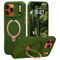 CASEKOO for iPhone 18 Pro / 17 Pro Case Magnetic Rotatable Kickstand PC + TPU Drop Protection Phone Cover