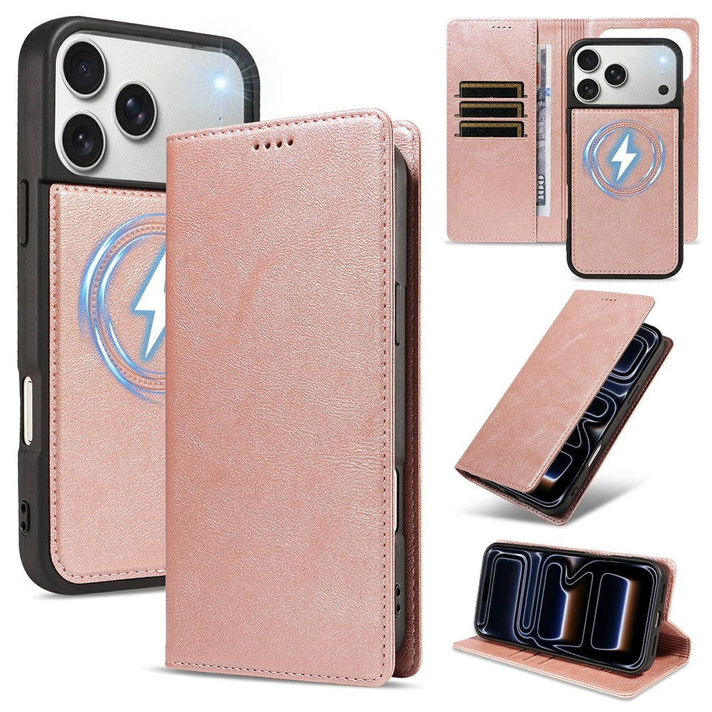 For iPhone 18 Pro Max / 17 Pro Max Magnetic Case Detachable 2 in 1 Leather Wallet Phone Cover