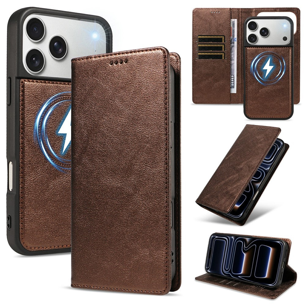iPhone 18/17 Pro Max Detachable 2-in-1 Leather Wallet Case