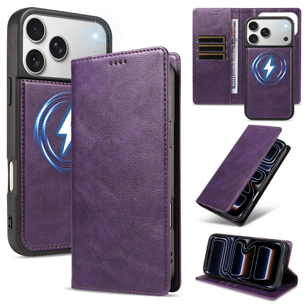 iPhone 18/17 Pro Max Detachable 2-in-1 Leather Wallet Case
