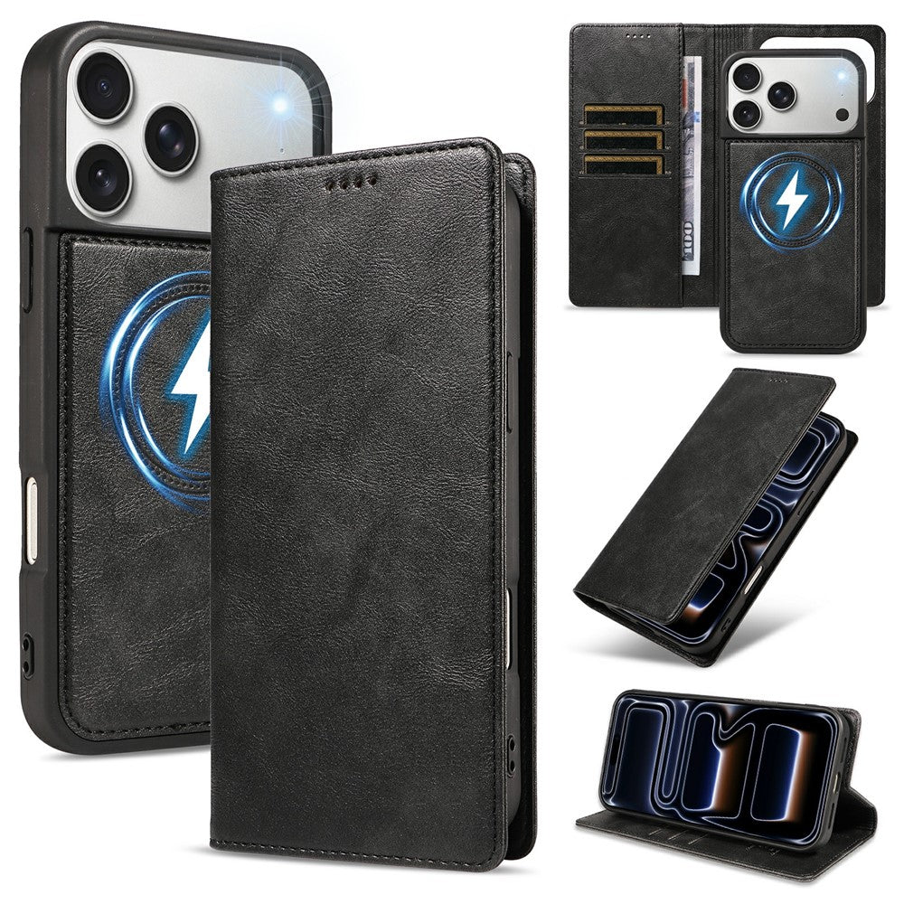 iPhone 18/17 Pro Max Detachable 2-in-1 Leather Wallet Case