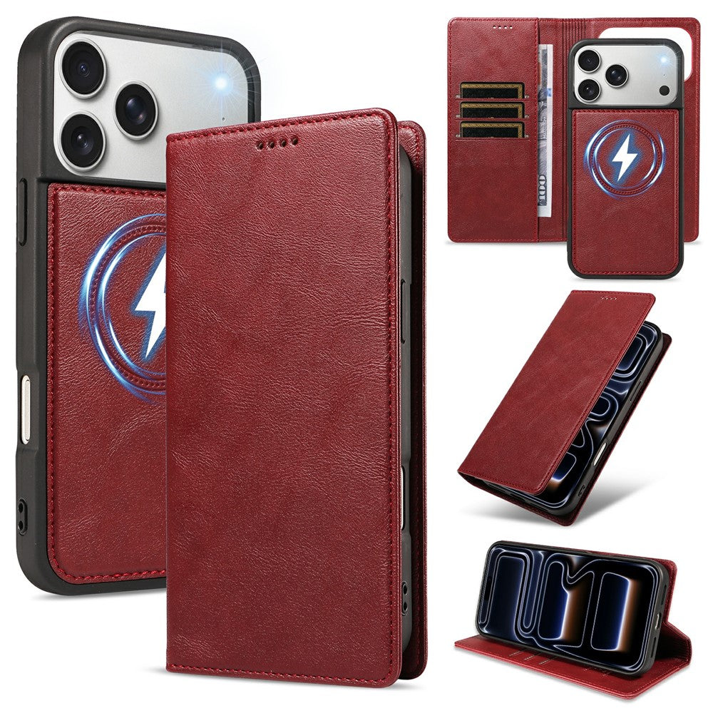 iPhone 18/17 Pro Max Detachable 2-in-1 Leather Wallet Case