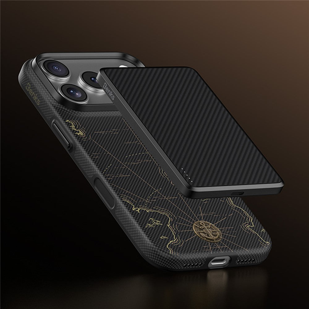 BENKS Zhen Dun X1 for iPhone 17 Pro Magnetic Case Aramid Fiber Full-Coverage Phone Cover