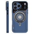 PAIKA For iPhone 17 Pro Max Magnetic Case 2 in 1 PC + TPU IMD Shockproof Phone Cover