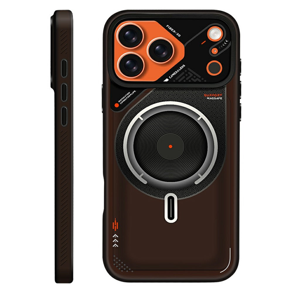 PAIKA For iPhone 17 Pro Magnetic Case 2 in 1 PC + TPU IMD Shockproof Phone Cover