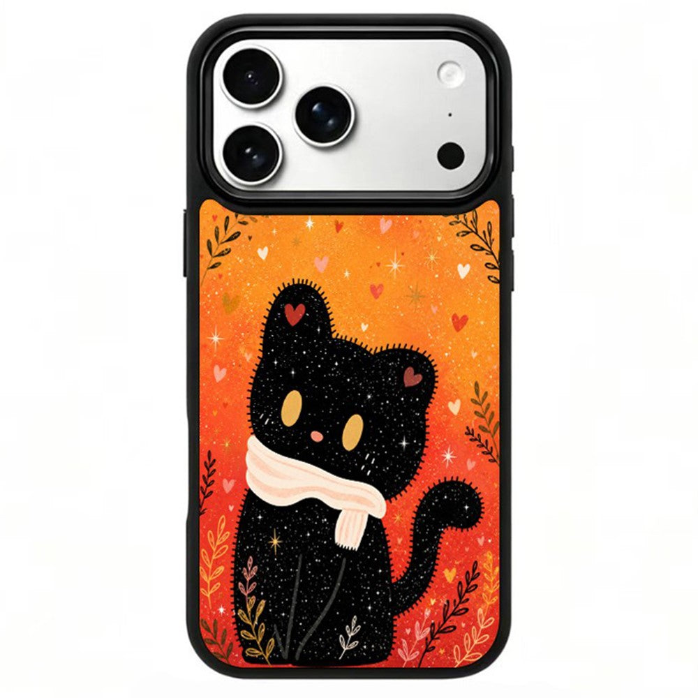 For iPhone 17 Pro Max Magnetic Case Five Elements Series UV Pattern Printing PC + Silicone Phone Cover