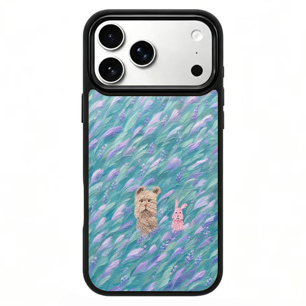 For iPhone 17 Pro Magnetic Case Five Elements Series UV Pattern Printing PC + Silicone Phone Cover (B)