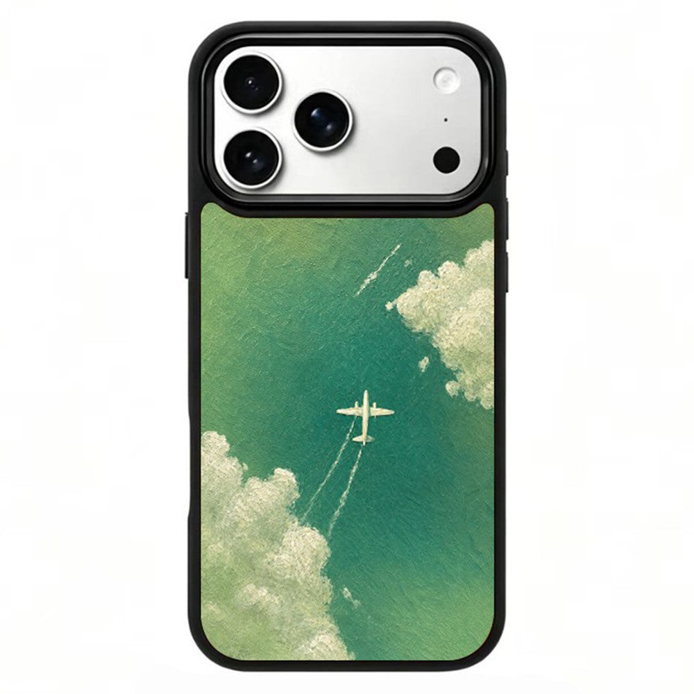 For iPhone 17 Pro Max Magnetic Case Five Elements Series UV Pattern Printing PC + Silicone Phone Cover (B)